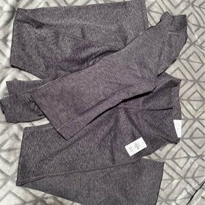 Hollister Gray Leggings Stretchy Athletic Wear